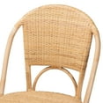thumbnail image 5 of bali & pari Jaylyn Bohemian Natural Rattan Dining Chair, 5 of 10