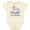 Natural, variant on Inktastic I Love My Babysitter Elephant Family Boys or Girls Baby Bodysuit