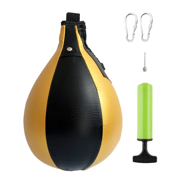 , Heavy Duty PU Leather Hanging Swivel pa Boxeo, MMA, Muay Thai, Fitness, Fighting, Sports Training , Sunnimix bola de velocidad de boxeo