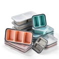 thumbnail image 2 of Silicone Freezer Tray with Lid, 1 Cup / 2 Cup 4 Compartment Soup Freezer Container, BPA-Free Large Ice Cube Tray for Whiskey, Stackable Easy Release Oven Safe Meal Prep Storage, 2 of 12
