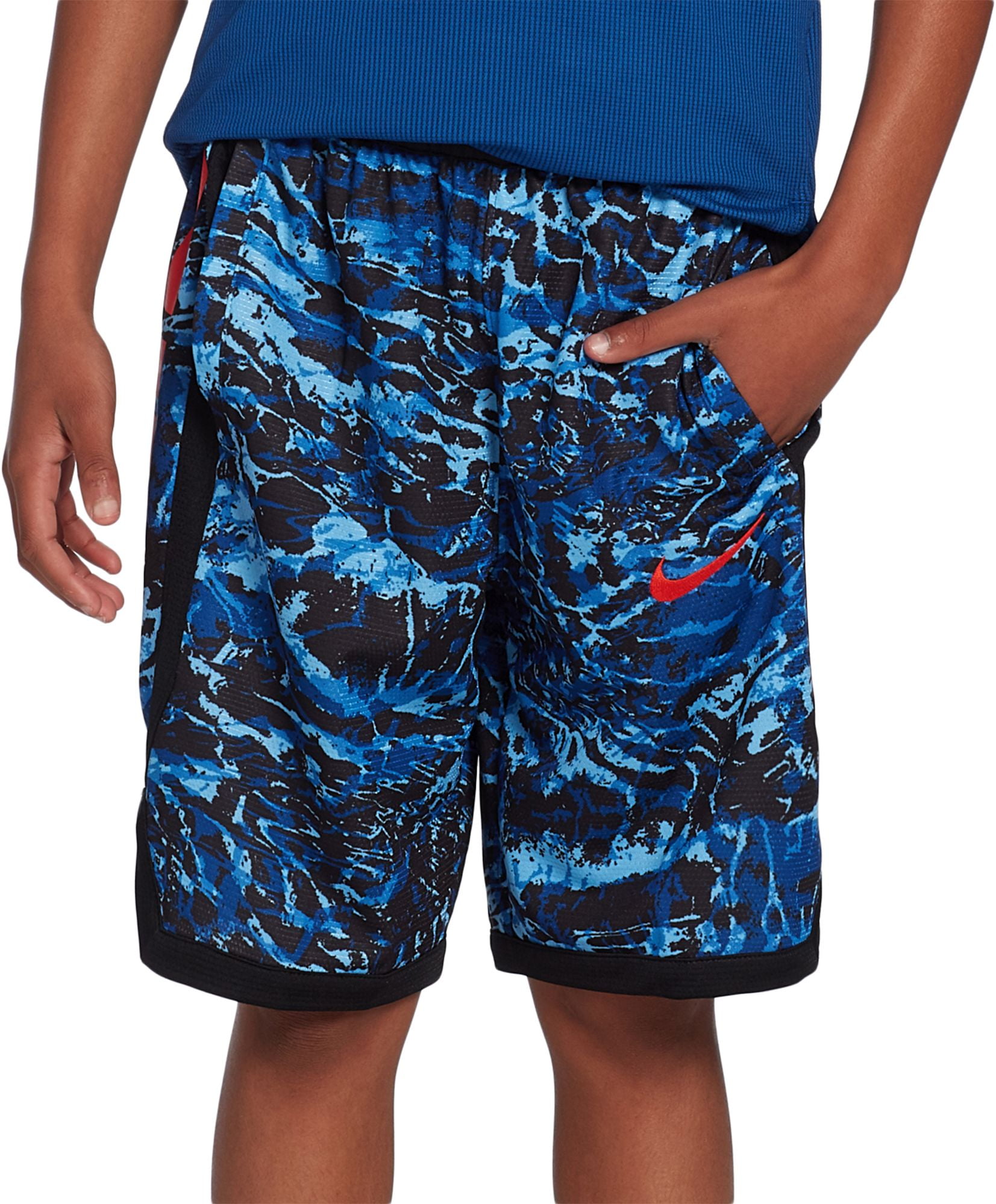 Nike Boys' Dri-FIT Elite Printed Basketball Shorts - Walmart.com - Walmart.com
