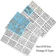 thumbnail image 5 of BN1213 1224 Mixed Floral Geometric Water Transfer Decals Stickers Nail Art, 5 of 5