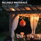 thumbnail image 3 of Artículos de decoración Irfora Globo inflable de Navidad, bola de Navidad de PVC, adorno impermeable de gran tamaño para decoración de patio, fiesta de boda al aire libre, Navidad, Año Nuevo, 3 of 7