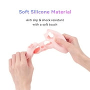 GeekShare Cat Paw PS4 Skin Anti-Slip Silicone Protective Cover Case for PS5 PS4 Controller Pink