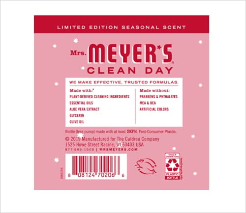 Mrs. Meyer's Liquid Hand Soap, Peppermint, 12.5 oz (Pack of 6)