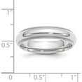 thumbnail image 2 of 14K White Gold 14Kw 5mm Milgrain Comfort Fit Band Size 5.5 Made In United States wmc050-5.5, 2 of 5