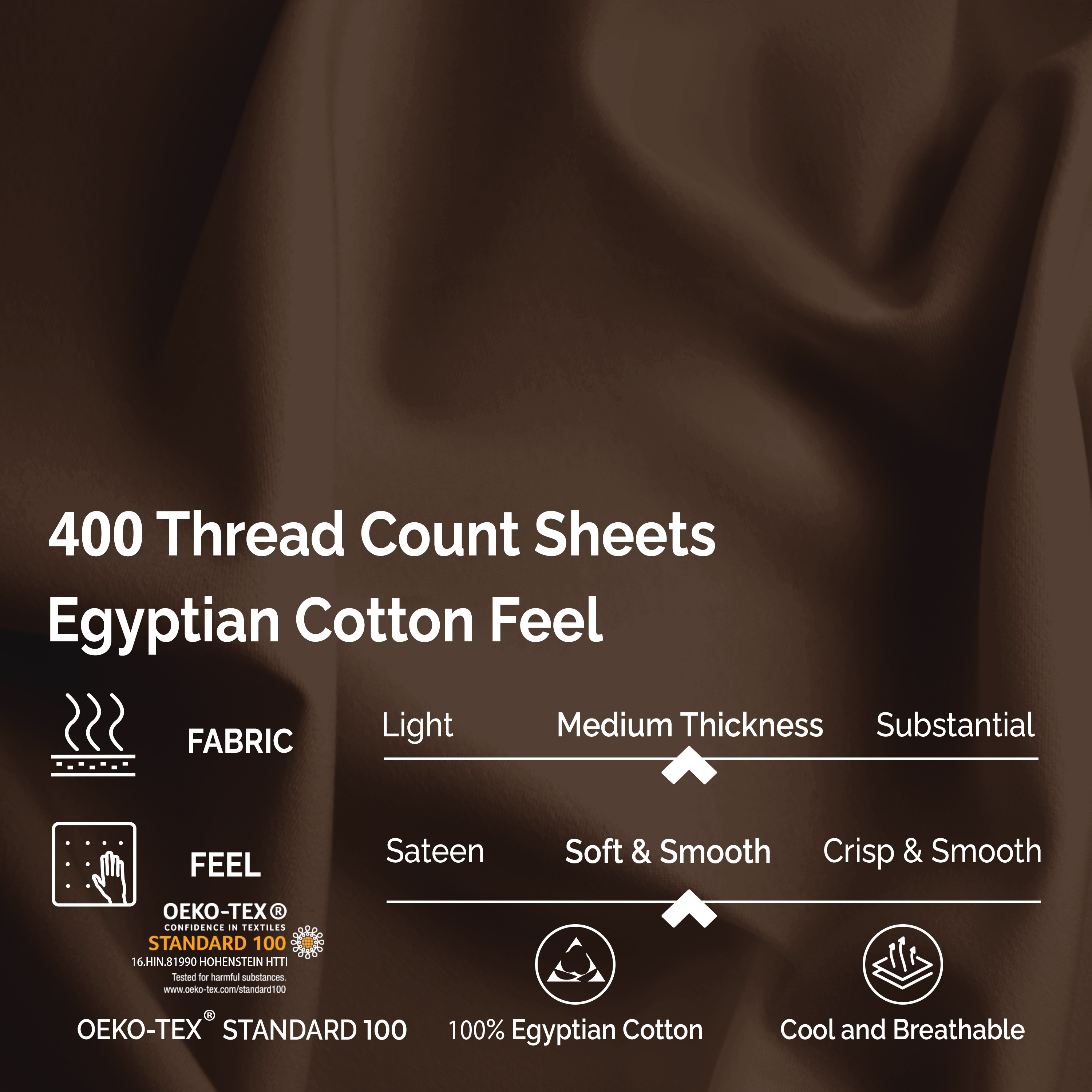 Ultra Soft Deep Pocket 400-Thread Count Egyptian Cotton Stripe Sheet Set - image 5 of 6