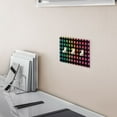 thumbnail image 5 of Yayeee Toggle Light Switch Wall Plate 2-Gang 4.56"x4.48" Decorative Outlet Cover, Pink Block Pattern, 5 of 7