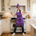 thumbnail image 2 of Wax Crayon For Carnival & Theme Party Colourful Fancy Dress Set For Adults With Apron And Hat Fun Available In 8 Colours, 2 of 9
