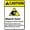 Color 3417, variant on Warning Sign Slow Down - Kids Pets at Play Graphic, Black on Yellow Road Sign Business Sign 8X12 Inches Aluminum Metal Tin Sign