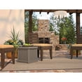 thumbnail image 5 of Suncast Éléments Carré Résine Patio Bac de Rangement Table de Fin, Taupe Foncée, 5 of 5