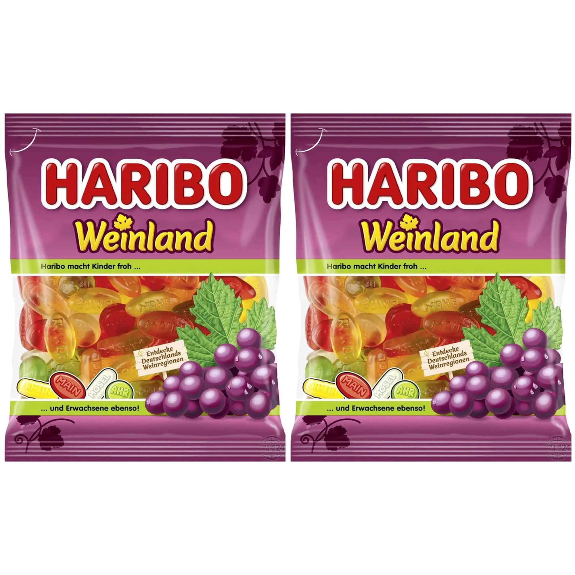 Haribo Weinland Gummy Candy 2-Pack (2 x 175g)