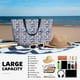 thumbnail image 5 of Fotbe Cartoon colorful cute cat Bolsa de Viaje para Playa - Resistente al Agua, Bolsa Tote de Gran Capacidad y Ligera con 7 Bolsillos para Mujeres y Hombres, 5 of 7