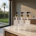 thumbnail image 3 of Dispensadores de champú y acondicionador HARRA HOME, 800 ml, juego de 3, 3 of 9