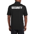 thumbnail image 5 of UGP Campus Apparel Security Bouncer Poly Men's Polo - Large - Black, 5 of 7
