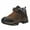 Brown, variant on Wangmeiwg Children Shoes Boys Leather Snow Boots Winter And Thickened New Non And Warm Big Kid Little Kid Hiking Shoes Snow Boot Toddler