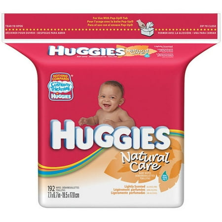 Huggies Natural Care: Lightly Scented Wipes, 192 Ct