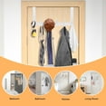 thumbnail image 3 of Skycase Over the Door Hooks, Door Hangers Hooks with 6 Hooks, Heavy Duty Hook Coat Rack for Living Room, Bathroom, Bedroom, Kitchen Hanging Clothes, Towels, Hats, Coats, Bags,Double Layer, 3 of 9