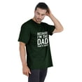 thumbnail image 2 of Inkmeso Men's Graphic Printed Because I'm The Dad That's Why Novelty Sarcastic Tshirt Crew Neck Tee For Daddy, 2 of 7