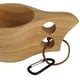 thumbnail image 2 of Taza de madera de caucho con doble orificio Taza de café KUKSA Taza de agua Taza de madera personalizada, 2 of 8