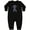 AB-Black, variant on Inktastic Black Doodle Puppy Baby Fleece Romper