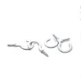 thumbnail image 1 of CARBONLIKE 50 piezas 1.1\" Taza Ganchos para tazas Rebordeado Metal Tornillo Blanco, 1 of 2