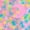 Multicolor01, variant on HOMEIORA 100 Pcs 3D Wall Glow In The Dark Stars Stickers, with 1pc Glowing moon, for Kids Room DIY Home Decor