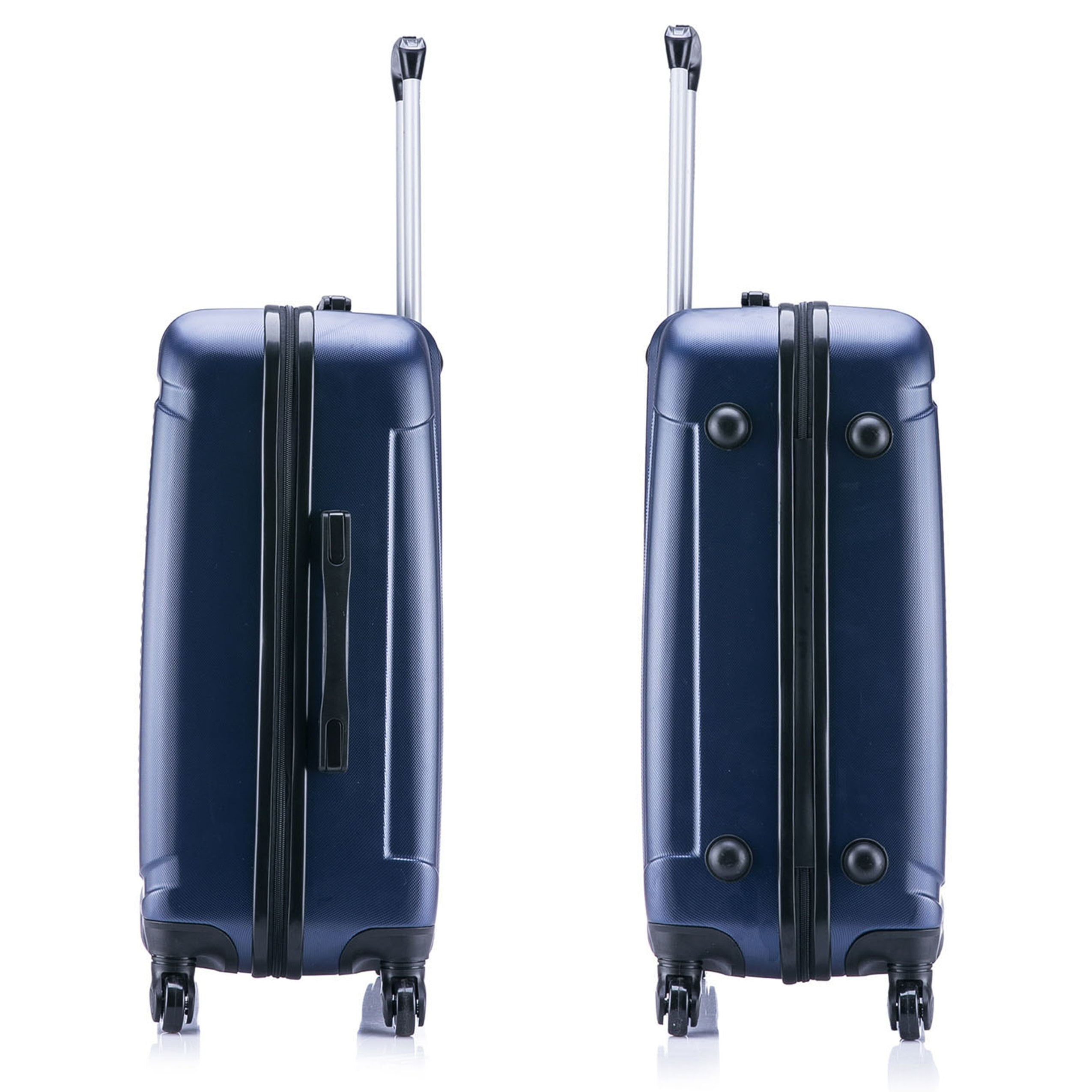 InUSA Pilot 3-Piece Hardside Luggage Sets with Spinner Wheels, Handle, Trolley, (20"/24"/28"), Blue