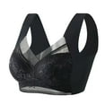 thumbnail image 1 of WILLBEST Brasieres Comodos Para Mujer Sujetador Deportivo De Copa Completa Y Fina Para Mujer, Talla Grande, Sin Aros, Con Encaje, Talla Grande, 3037, 1 of 4