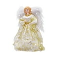 thumbnail image 2 of kladzum Christmas Tree Topper 12 Inches Angel Dolls Tree Toppers Decoration, Exquisite Christmas Tree Ornaments Santa Claus Doll Tree Top Decor Holiday Party, 2 of 6