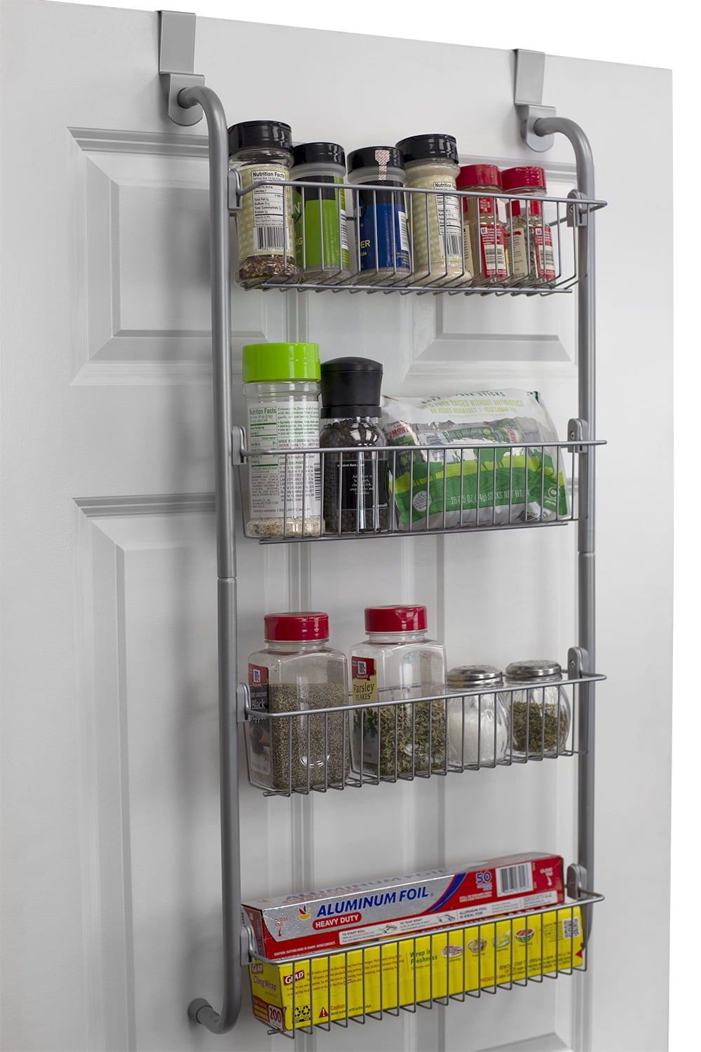 Household Essentials 15 2-Tier Pantry Organizer Nickel