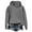 Grey, variant on Xudanell Womens Sweaters Basic Hoodies Long Sleeve Pullover Hoodies with Pockets Activewear Autumn Sweatshirts Khaki M