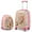 Mermaid, variant on Spaco 2PC Kids Luggage Set Rolling Suitcase & Backpack-Pink, Kids Suitcase, Riding Suitcase for Kids