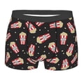 thumbnail image 4 of Goofa Popcorn Printed Men's Boxer Briefs Underwear, Moisture-Wicking Underwear, Trunk,Soft and Breathable Cotton Underwear-Small, 4 of 9