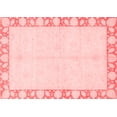 thumbnail image 1 of Ahgly Company Indoor Rectangle Abstract Red Modern Area Rugs, 2' x 3', 1 of 4