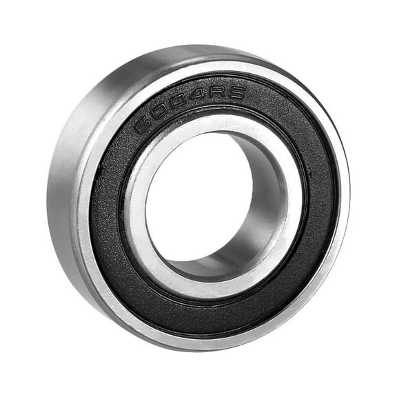 Deep Groove Ball Bearing 6004RS Single Sealed, 20mm x 42mm x 12mm Chromium Steel