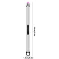 thumbnail image 3 of openpig Electric Lighter Windproof Flameless USB Rechargeable Lighter with Safety Lock for Candle BBQ Camping (Red), 3 of 3