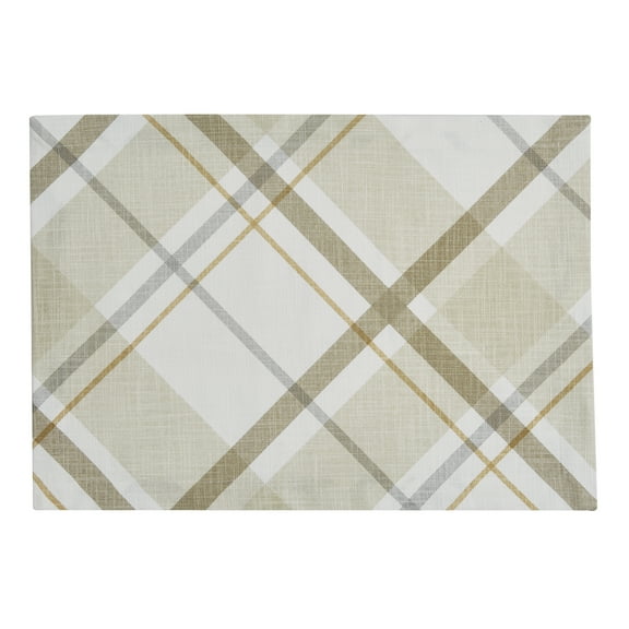 Split P Sandy Plaid Placemat Set of 4