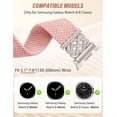 thumbnail image 5 of Wearlizer Braided Magnetic Band Compatible with Samsung Galaxy Watch 8 40mm 44mm & Watch 8 Classic 46mm, Celtic Stretchy Nylon Strap Adjustable Elastic Watch Band for Women Men (No for Ultra), 5 of 8
