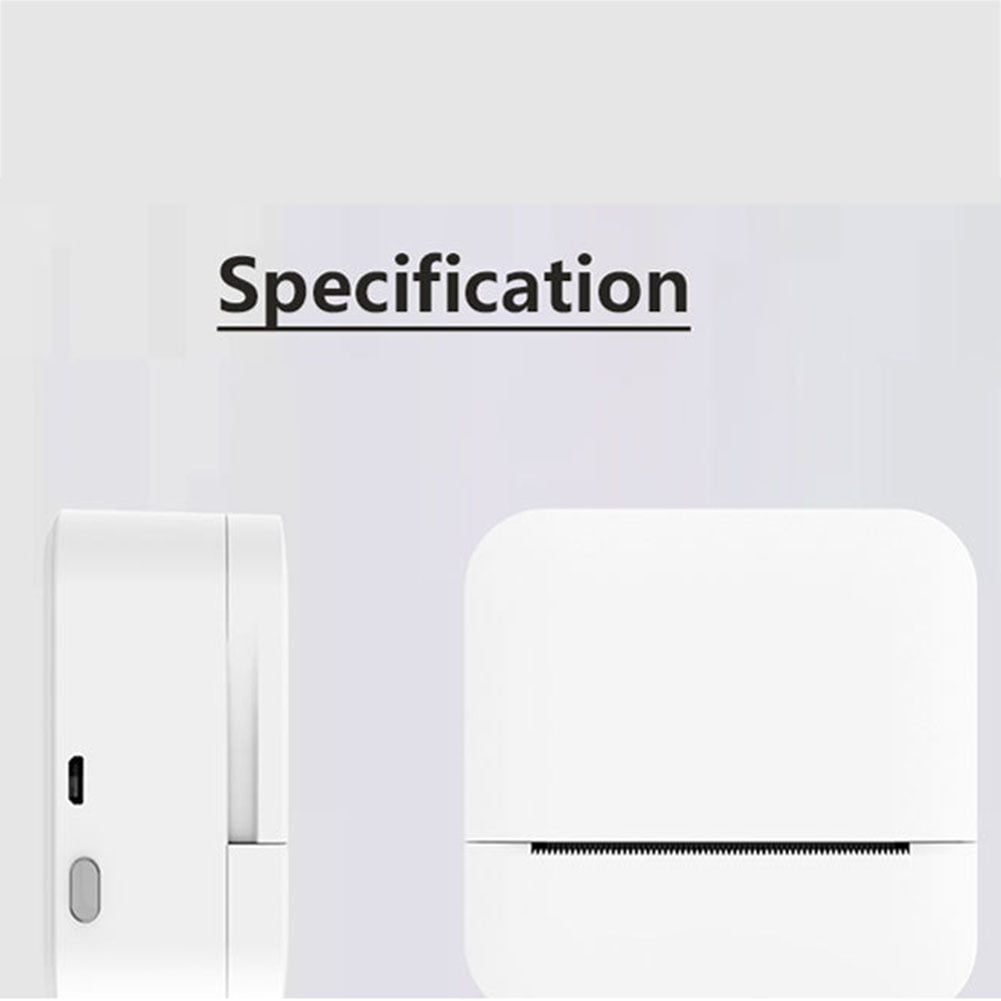 Mini Sticker Printer Portable Thermal Printer Inkless Pocket Photo Printer Bluetooth for Learning Assistance Scrapbook C
