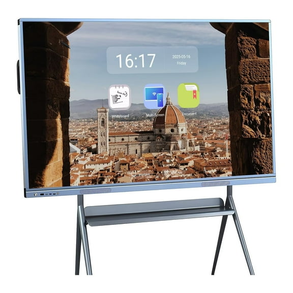 BELNET Touch Screen Board, 55 Inch multi-touch Electronic Calendar for Family and Smart Board for classroom, built-in camera 4K Monitor Wireless Projection Player for Advertisin and Business