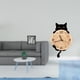 thumbnail image 2 of Reloj despertador digital,Reloj despertador digital de pared con pantalla de 8,6 pulgadas,Reloj de pared,Reloj de pared decorativo para baño o dormitorio,Reloj de pared para gatos, 2 of 8