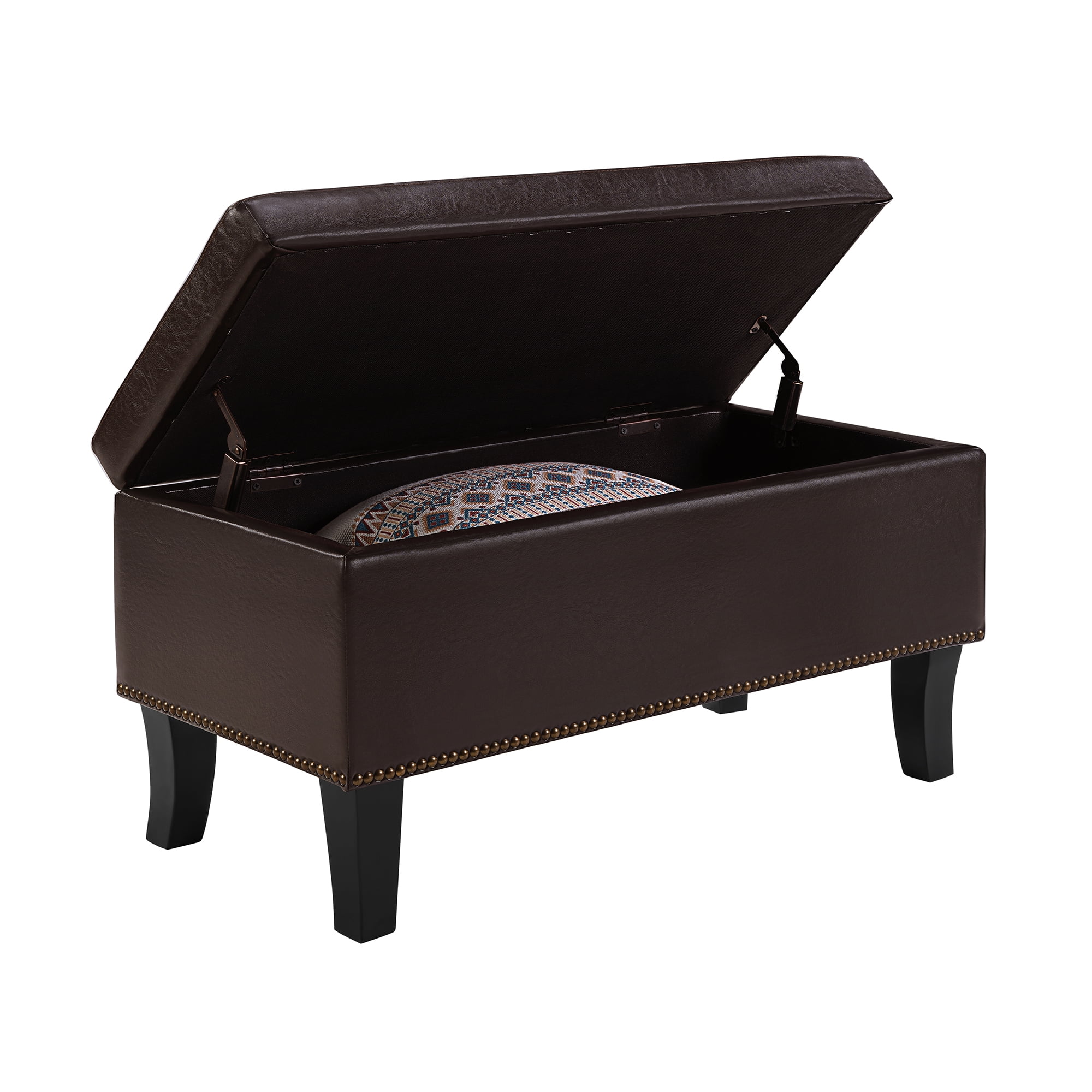 Convenience Concepts Designs4Comfort Winslow Storage Ottoman Bench