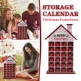 thumbnail image 1 of IROINID Christmas Decorations Outdoor Indoor,Christmas Decorations For Home,Christmas Decorations For Tree,Wooden Christmas Small House Decorations Christmas Countdown Calendar Box, 1 of 9