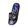 thumbnail image 3 of Gel Slides FOCO Baltimore Ravens NFL Colorblock con logo grande, 3 of 6