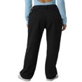 thumbnail image 4 of PENGXIANG Girls Long Jeans Solid Color High Waist Straight-leg Trousers, 4 of 7