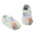 thumbnail image 3 of Infant Girl Shoes Mary Jane Flats Wedding Dress Shoes Soft Newborn Baby Girls Princess Crib Shoe First Walkers, 3 of 5