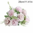 thumbnail image 3 of Mother's Day Silk Carnations - 7-Stem Artificial Flower Bouquet Clearance - Harlik, 3 of 4