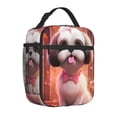 thumbnail image 2 of 3D Rendering Of Cartoon Dog Portrait Reusable & Cute Leakproof Cooler Lunch Bag - Ideal For Women And Men At Work, Office, Travel & Picnic, 2 of 9