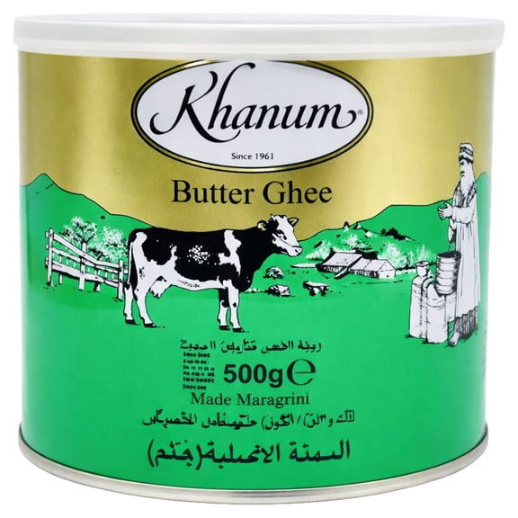 Khanum Pure Butter Ghee 500G, Imported from Britain